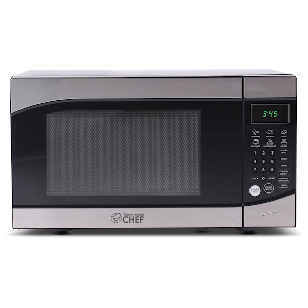 Commercial Chef Countertop Microwave Oven 900 Watt, 0.9 Cubic Feet